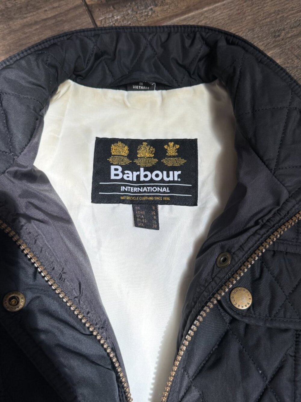 Barbour International Jacket Size 4 - Picture 4 of 6